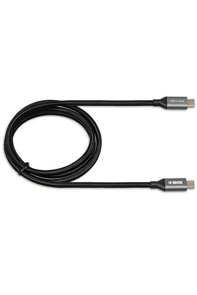 İbox Cablu USB-C la USB-C Generația 2 Negru -