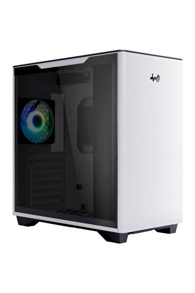 INWIN Carcasa PC A5 Tempered Glass - White