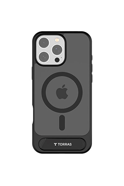 TORRAS Etui Pstand Series pentru iPhone 16 ProMax (Czarne)