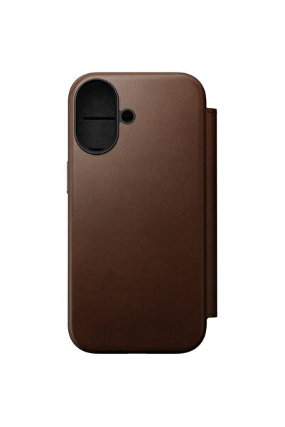 Nomad Husa din piele Modern Leather Folio cu Card Slot compatibila cu iPhone ...