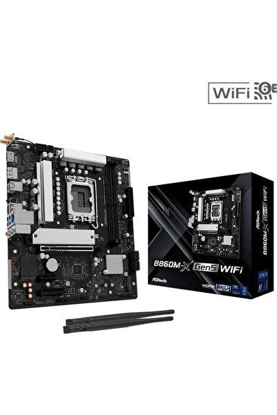 ASROCK Placa de Baza MB Intel 1851 B860M-X WiFi R2.0