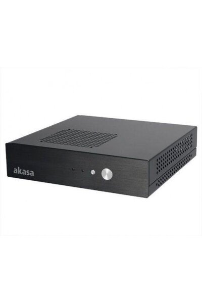 Akasa Carcasa PC Cypher, Super Compactă SUBȚIRE, Compatibilă VESA, 120W
