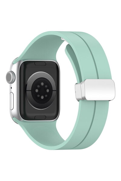 Techsuit Curea de ceas W011 pentru Apple Watch (42/44/45/49mm) - Verde turcoaz
