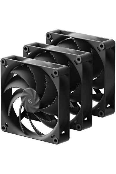 Havn Ventilator PWM H14 - Pachet de 3, 140mm, negru