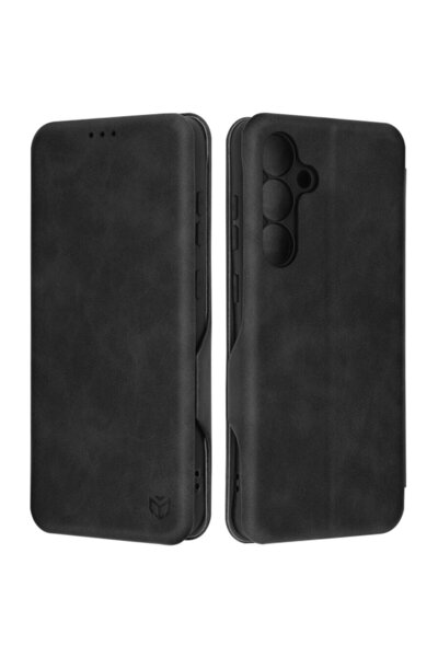 Techsuit Husă pentru Samsung Galaxy S24 FE - Techsuit Safe Wallet Plus - Neagră