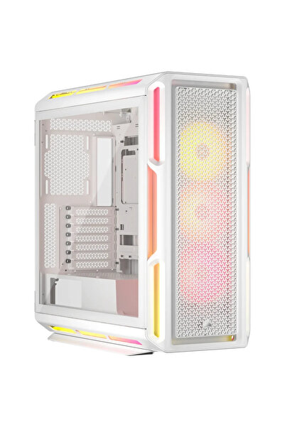 Corsair Carcasa PC iCUE 5000T LX RGB Midi TG alb