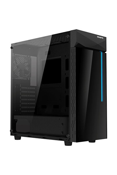 Gigabyte Carcasa C200 GLASS, Mid-Tower, ATX, Black