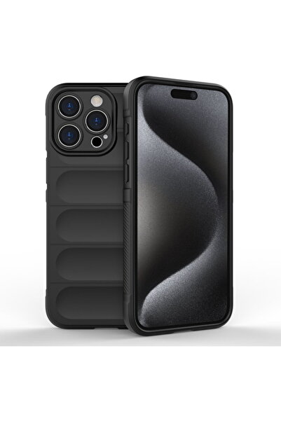 Techsuit Carcasă pentru iPhone 15 Pro - Techsuit Magic Shield - Neagră