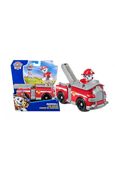 Spinmaster Masinuta Psi Patrol, vehicul Marshall, figurina inclusa, rosu