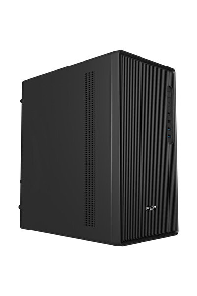 FSP Carcasa PC S120-B M-ATX Mid Tower, 1x USB 2.0, 2x USB 2.0, SPCC de 0.5mm