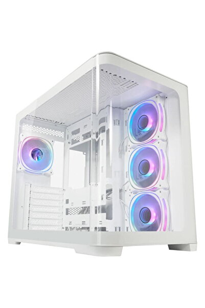 LC POWER Carcasa PC LC-Power Midi 8001W Pro-Storm Light o.N.
