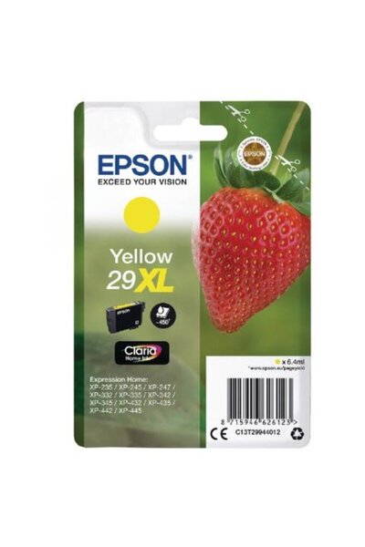 EPSON Cartus Cerneală Imprimantă Pachet Individual Galben 29 Claria Home Ink ...