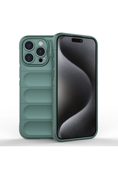 Techsuit Carcasă pentru iPhone 15 Pro Max - Techsuit Magic Shield - Verde