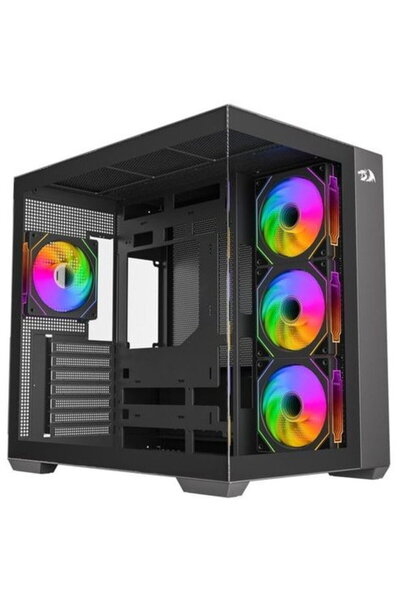 REDRAGON Carcasa Evo, iluminare aRGB, Middle Tower, Fara sursa (Negru)