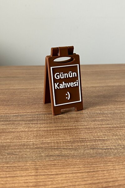 3D Baskı Kahve Köşesi Minyatür Tabela