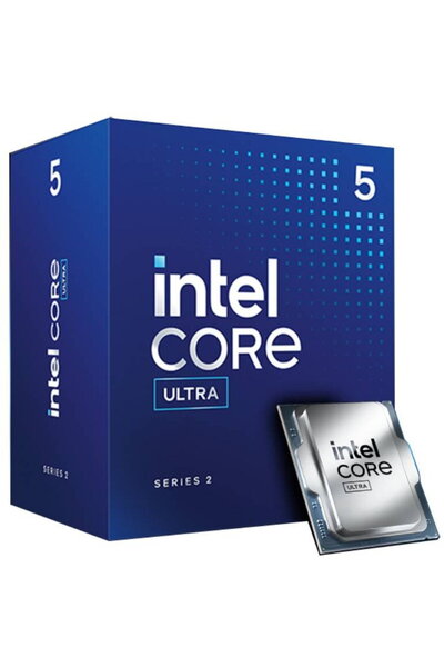 Intel Processor, Core Ultra 5 225, 10 cores, 4.9 GHz, 65W, 192 GB RAM maximum...