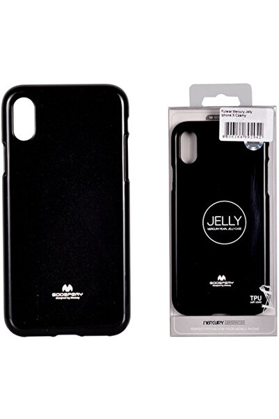 Goospery Carcasă Mercury Jelly, compatibilă cu Apple iPhone XR, neagră