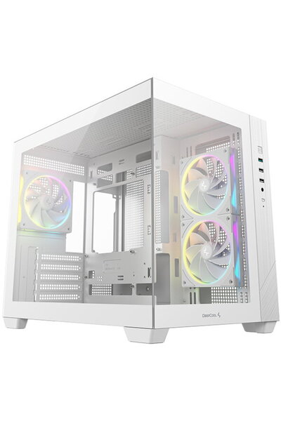 Deep Cool Carcasa PC Deepcool CG330 3F MINI TOWER, Albă