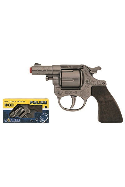 PULIO Jucarie Revolver de poliție mic, metalic 73/0