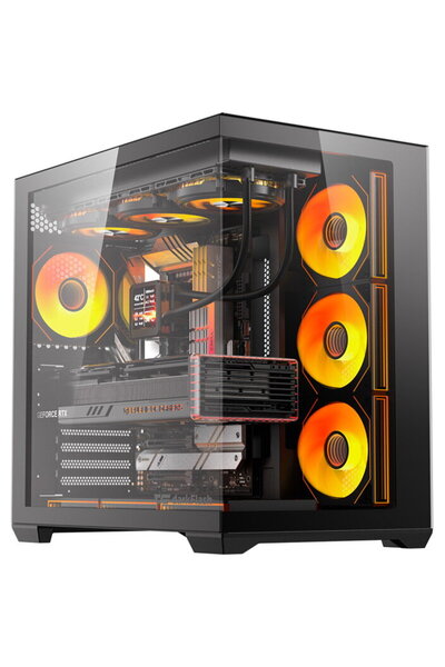 Dark Flash Carcasa PC DarkFlash C280 Negru (+7 Ventilatoare)