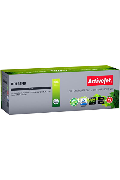ActiveJet Toner, compatibil 36A/CRG-713 (ATH-36NB BIO), negru