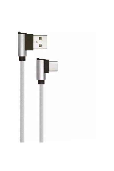 V-TAC CABLU TIP C 1M DIAMOND EDITION - ARGINTIU