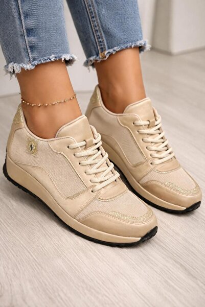 MİSS PARK MODA Nut Taşlı spor Ayakkabı