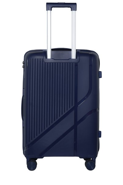 Kairos 20 Inch Luggage Bag | Polypropylene & Lightweight, Scratch Resistance with TSA Lock KTR-703 D Blue