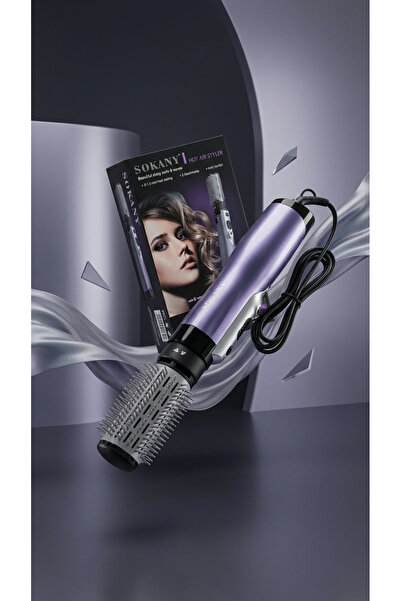 SOKANY -HB- 841-2 مجفف فرشاة كهربائي لتجعيد الشعر بخطوة واحدة