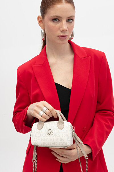 United Colors of Benetton Benetton Women's Sleeves Bag Si White-Stone Bnt1788