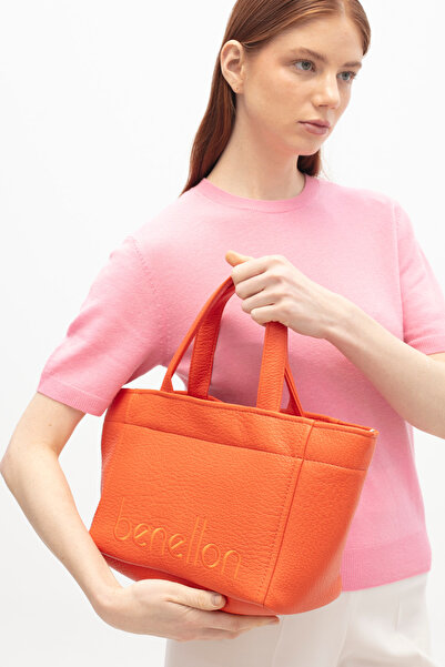 United Colors of Benetton Benetton Women's Sleeves Bag Si Orange Bnt1844