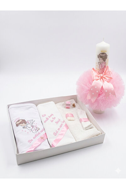 MASSIBEBE Πλήρες Κιτ Βάπτισης και Εξατομικευμένο Κερί |   Σετ Premium