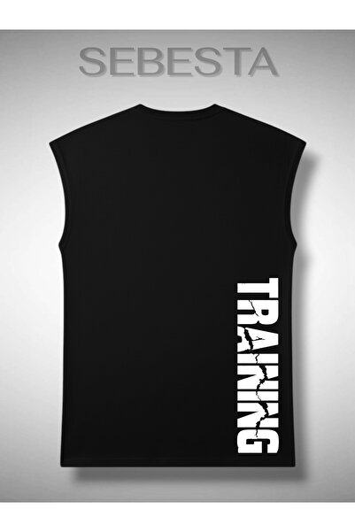 Sebesta Fashion Training Printed Cotton 0 Collar Premium Oversize Sports Top
