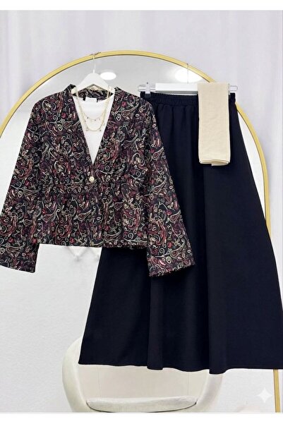 VOLT CLOTHİNG ΣΕΤ ΦΟΥΣΤΑΣ ΜΕ ΜΠΟΕΜ ΣΧΕΔΙΑΣΜΟ