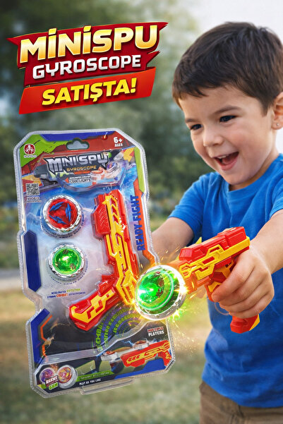 ydn Beyblade Işıklı Fırlatmalı Gyro Topaç Oyunu, Çift Topaçlı Eğlenceli Oyunc...