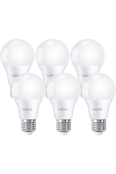 LEPRO E27 Screw Bulb, Cool White 6500K, 60W Equivalent E27 LED Bulb, 8.5W 806...