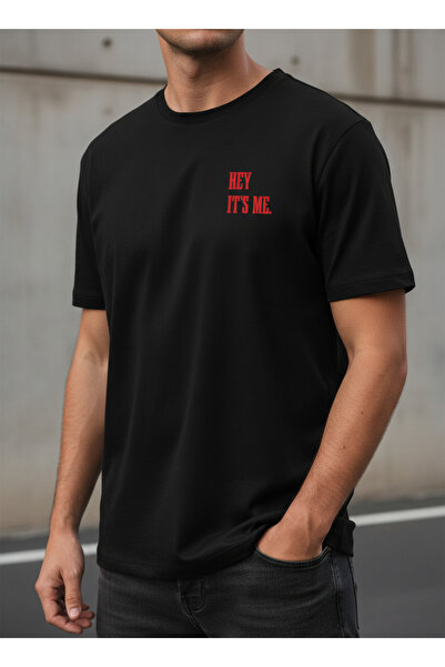 ship master Unisex Μπλουζάκι με στάμπα Hey It’s Me, 100% βαμβάκι, με ελάχιστη...