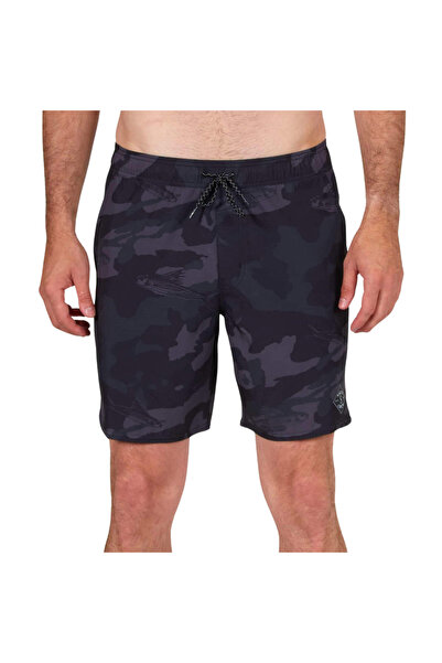 Salty Crew LOWTIDE ΕΛΑΣΤΙΚΟ ΜΠΟΥΡΝΟΣΟΡΤ ΜΑΥΡΟ ΠΑΡΑΛΛΑΓΗΣ XXL