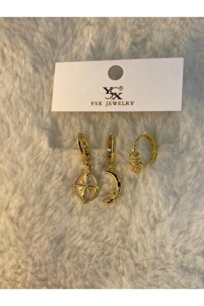 YSX JEWELRY أقراط من ماركة ysx بتصميم أنيق، لا تسبب التلون أو الحساسية.