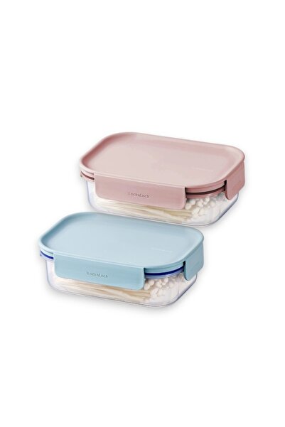 locknlock Classic Plus Rectangle Food Container 910ml (PACK of 2) – Airtight Leakproof & BPA-Free
