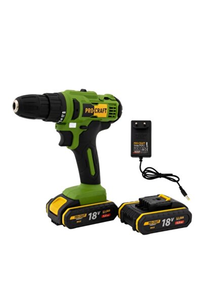 PRO CRAFT Procraft Compact PA 18 C, 18 V, 1.5 Ah Ασύρματο Δράπανο