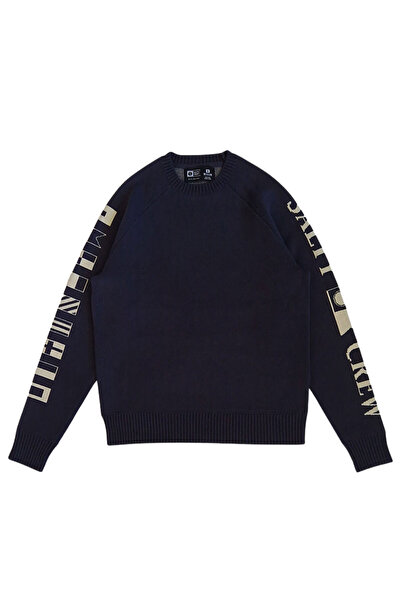 Salty Crew ΑΛΦΑ ΠΛΕΚΤΟ ΜΠΛΟΥΖΑΚΙ ΜΕΣΟΝΥΧΤΙΑ ΝΑΥΤΙΚΟ ΜΠΛΕ Μ