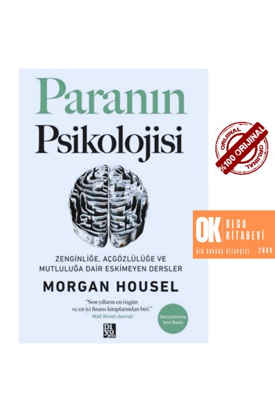 Diyojen Yayıncılık Paranın Psikolojisi - Morgan Housel ( Genişletilmiş Yeni Baskı 2026) ORJİNALKİTAP