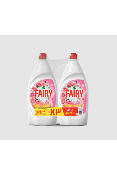 Fairy Dishwashing Liquid, Rose Bloom With Alternative Power to Bleach, 2x800 ml