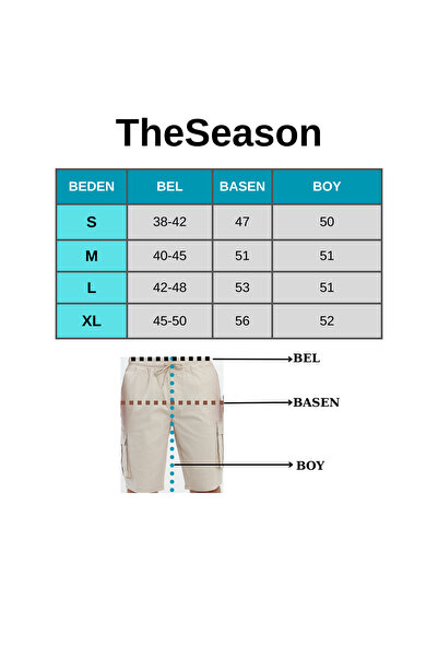 TheSeason Men's Cargo Pocket Elastic Waist Comfort Fit Cotton Flexible Brown ...