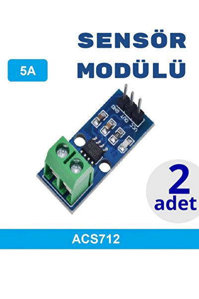 Arduino 2-adet ACS712 5A Akım Sensörü Modülü – Uyumlu