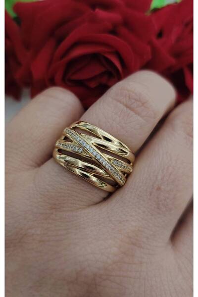 OEM Δαχτυλίδι FOXY επιχρυσωμένο 14 καρατίων