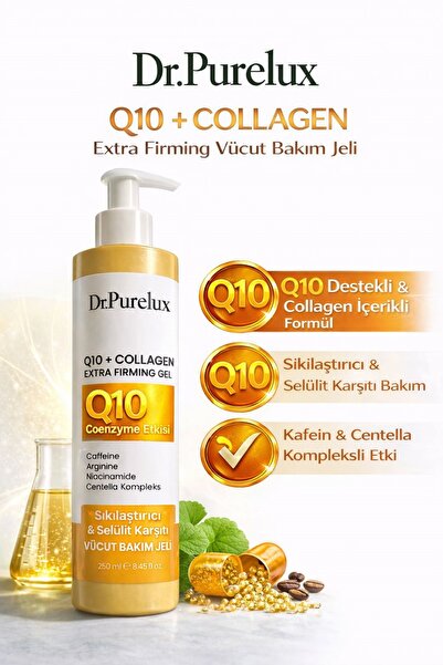 Dr.Purelux Q10 Coenzyme + Collagen İçeren , Sıkılaştırıcı, Toparlayıcı ve Can...