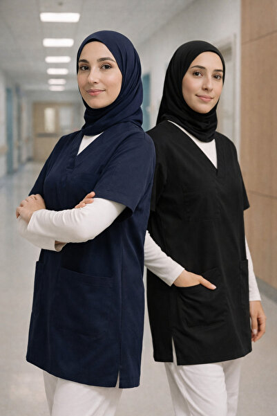 mirach Συσκευασία 2 τεμαχίων Χιτζάμπ Φόρμα Φαρδιάς Εφαρμογής Ναυτικό Μπλε Μαύ...