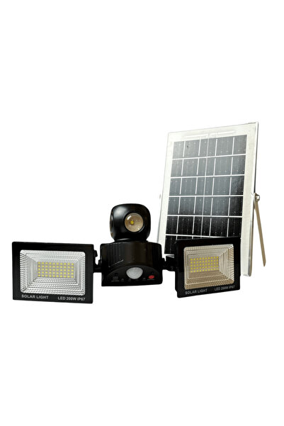 OferteTop Proiector cu 2 Panouri de Iluminare LED, Încărcare Solară, Senzor d...